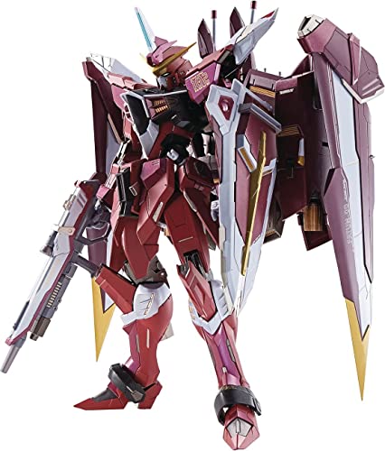 

TAMASHII NATIONS METAL BUILD Мобильный костюм Гандам SEED Justice Gundam примерно 180 мм ABS и ПВХ и литая окрашенная подвижная фигурка