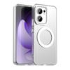 Transparent Phone Case For Oppo Reno13 F Case For Oppo Reno 13F Magnetic Adsorption Wireless Charge Cover For Oppo Reno 13F Case