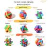 Luban Kongming Lock Puzzle Set: Educational Assembly & Disassembly Toy for Kids