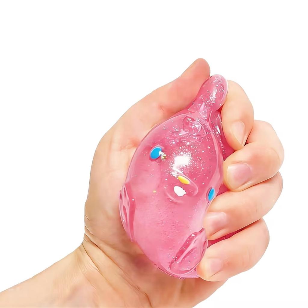 Nice Cube Squishy, Maltose Squeeze Toy, Crystal Clear Ice Cube, Sensory Fidget, Stress Relief, Office Desk Decor, New