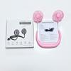 Travel Portable Neck Fan Usb Personal Mini Lazy Person Fan 360 Degree Rotation Cooling Wearable Fan with Electric Power Source