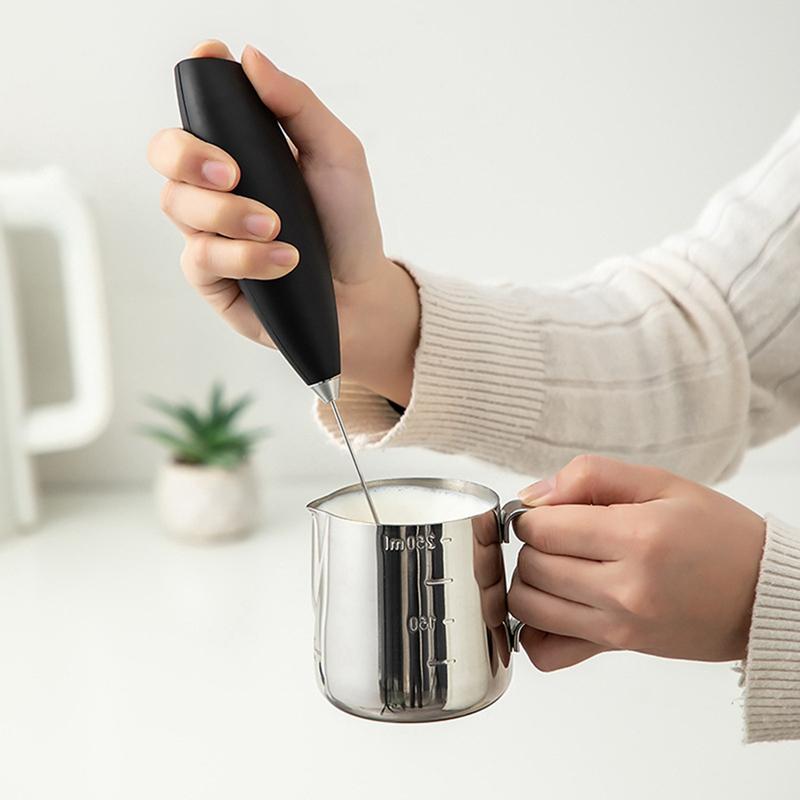 Elektrischer Eierschläger Milchaufschäumer Kabellos Handheld Kaffee Cappuccino Aufschäumer Haushalt Mini Schneebesen Mixer