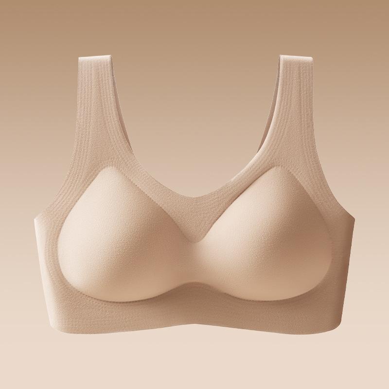 Traceless women's underwear is destined for New Year's red, gathering anti-sagging bra cover, sling vest, comfortable and beautiful back