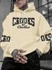 Men'sAutumn And Winter Hooded with Iconic Print - Loose Fit Streetwear Hoodie