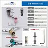 HEIGHTEN 42mm Reel Handle with Knob Shimano Daiwa Spinning Reel Universal Game Stream Gourd Series Knob Sakura 20mm/21mm [Light Fishing] (20mm - Pink)