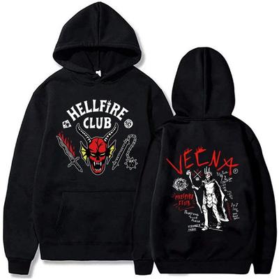 Autumn and Winter Pure Cotton Printed Hoodie Hellfire Club Casual Loose Pullover Men's and Women's Hoodie Accessories 2026