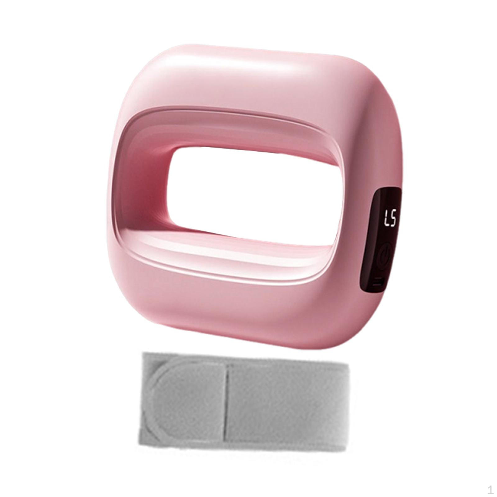 

Handhled Fascia Massager 5 Speed Levels Vibration for Shoulder Abdomen Belly рожевий