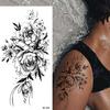 Fake Body Tattoo Temporary Body Art Universal Beautiful Rose Tattoo Decal Personal Use