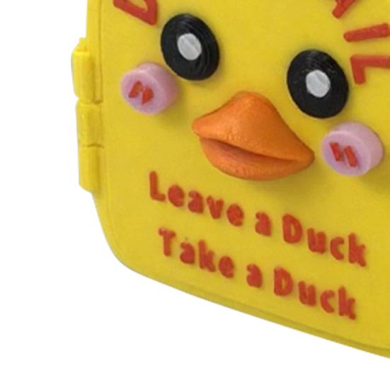 3D Printed Cruising Duck Mailbox Magnetic Wall Mounted Mini Mailbox for Cruise Ship Cabin Door Decoration Interactive Toy for Duck Hunting Game