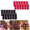 24Pieces Natural Perm Rods Perming Curlers Rollers Non Slip Elastic Curly Wavy Rod Curling Hair with