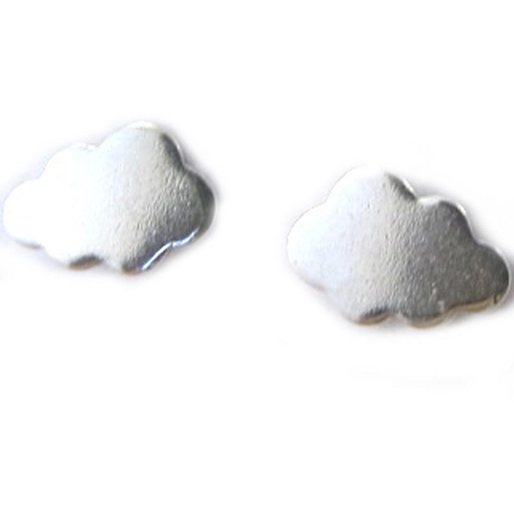 Les Trésors De Lily [M7244] - Silver 'Nuage' Silver Earrings (rhodium-plated) - 8x5 Mm
