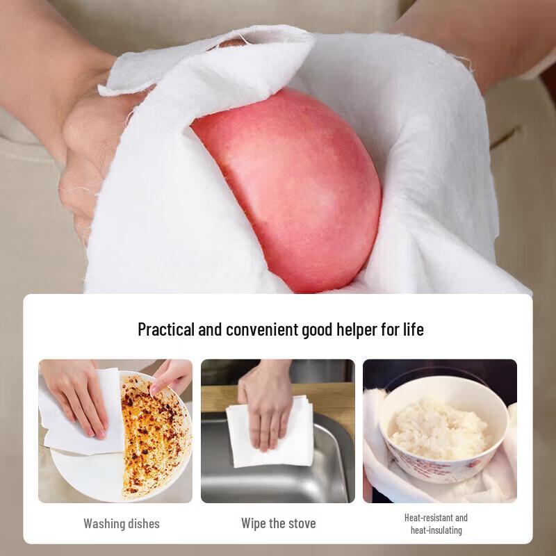 GRAREY Bamboo Fiber Disposable Cleaning Cloths