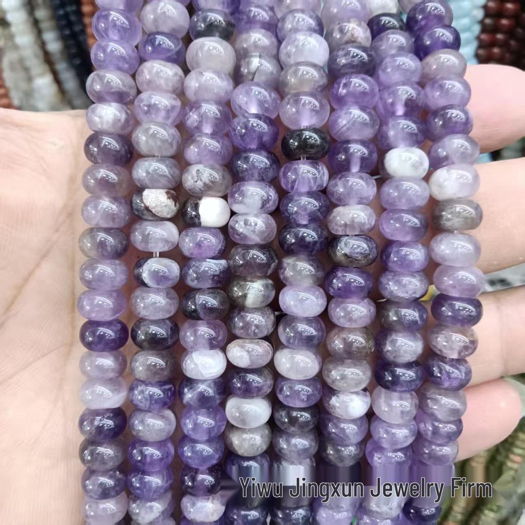 100 Natural Stone 5x8mm Abacus Beads for Jewelry Making – Bracelets & Necklaces