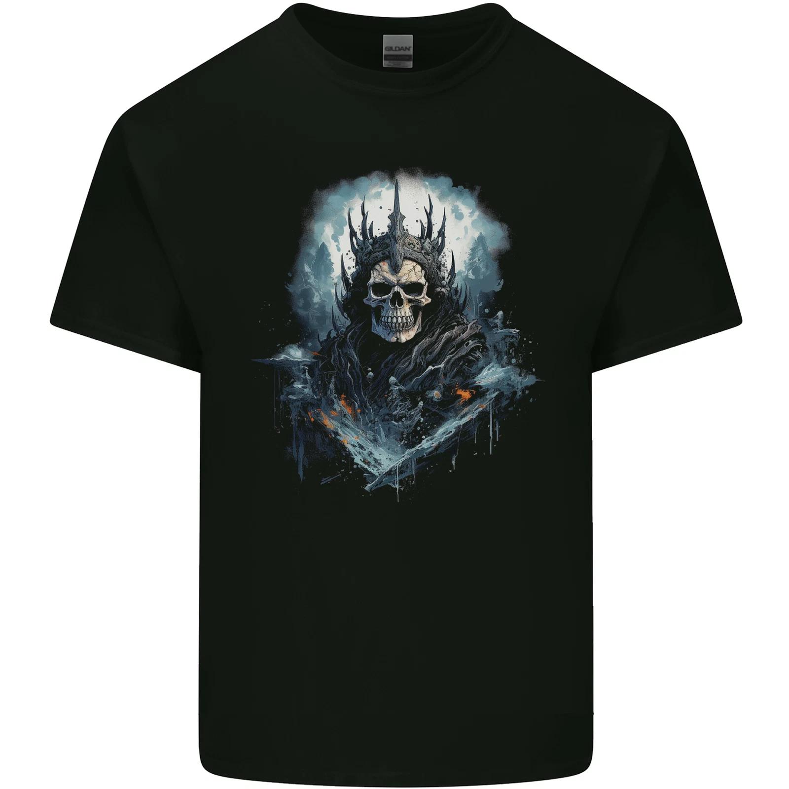 Minister of Evil Skull Kids T-Shirt Childrens XL