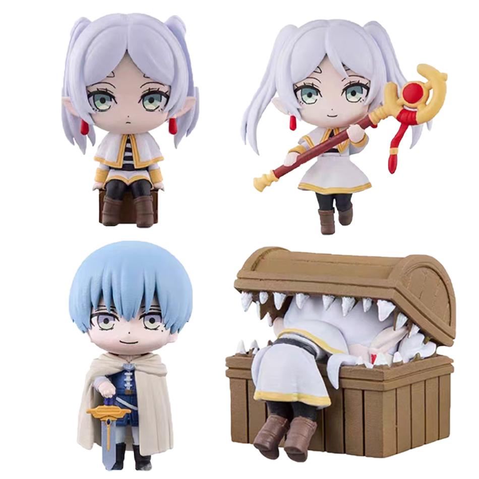 1-8Pcs Frieren Figure Frieren At The Funeral Figures Super Kawaii Cartoon Action Pvc Statue Cute Models Collection Dolls Gifts