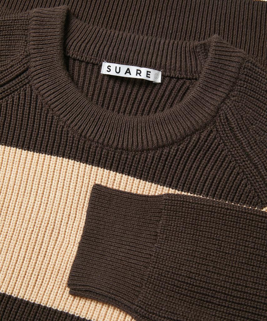 SUARE Striped Washable Cotton Round Knit - 4 Colors