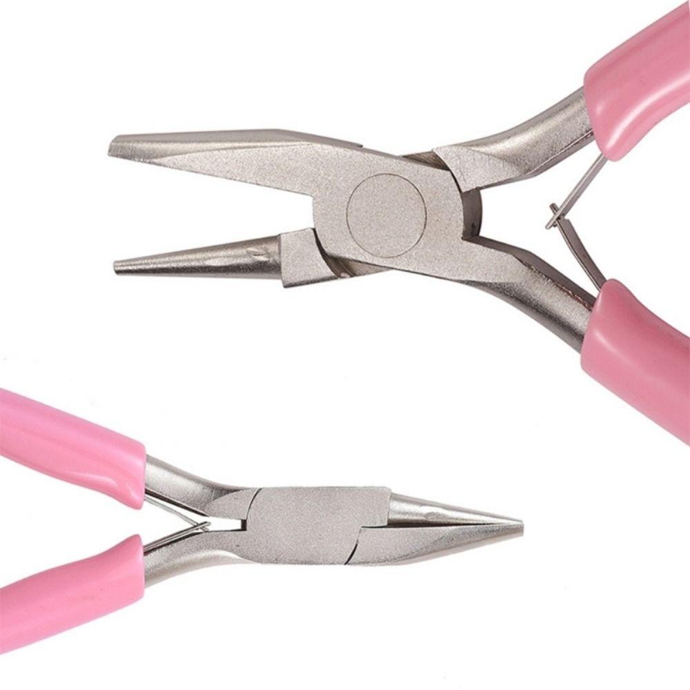 Ergonomic Handle Mini Wire Winding Pliers High Carbon Steel Jewelry Pliers  Crafters