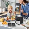 Silicone Air Fryer Waffle Liner Baking Mold Non Stick Silicone Liners Safe Airfryer Insert Accessories Cake Baking Tray For