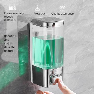 1/2/3Pcs 500ml Soap Liquid Dispenser Wall Mounted Large Capacity Hand Sanitizer Dispenser Manual Press Punch-free Shower Gel Box