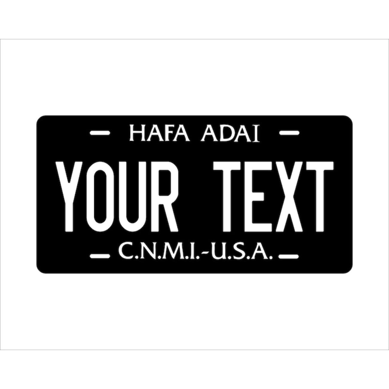Personalized Black Metal License Plate Car Garage Man Cave Wall Decor белый