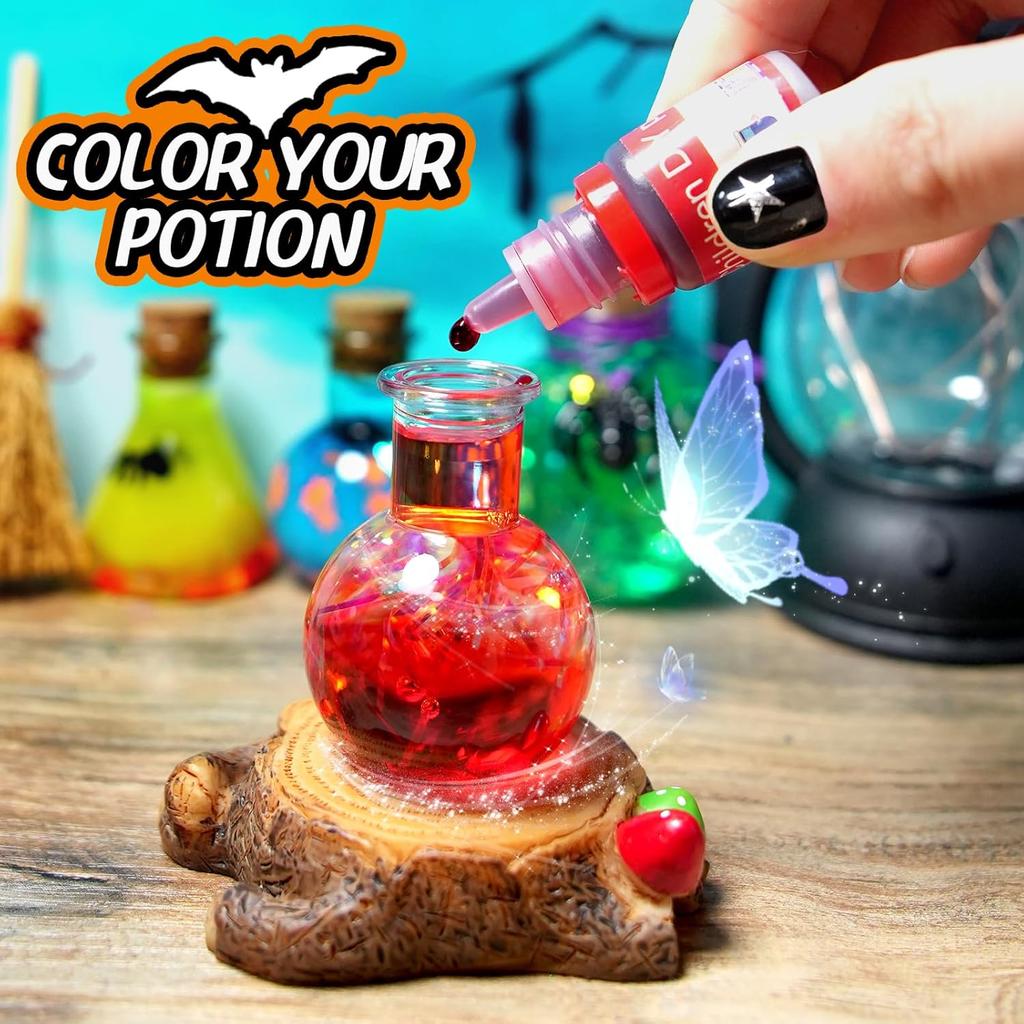 DIY Mixed Magic Wizard Potion Bottles Color Changing luminous Potions Art Craft Kit Kids Family Educational Toys Birthday Gifts