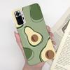 For Xiaomi Redmi Note 10 Case Love Heart Avocado Soft Silicone Cover Phone Case on Redmi Note 10S Note10 S Note 10 Pro Max Funda