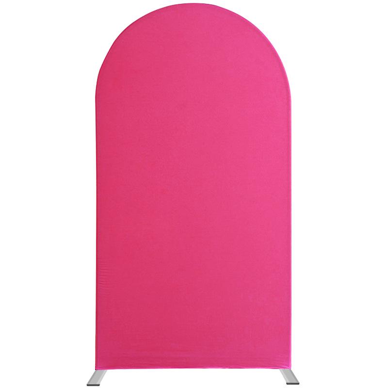 U-Shaped Iron Arch Kit with Elastic Cloth Cover for Parties & Weddings