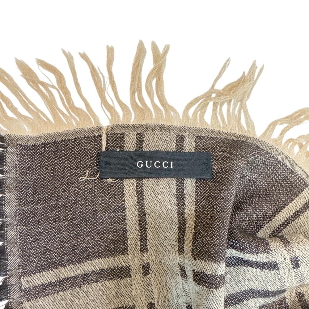 GUCCI GG wool Stall Brown wool Used