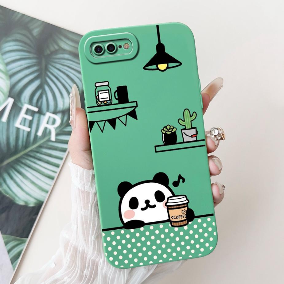 For Apple iPhone 7 Plus Case iPhone8 Plus Luxury Candy Painted Cover Shockproof Phone Case For iPhone 8 iPhone7 Plus Soft Fundas