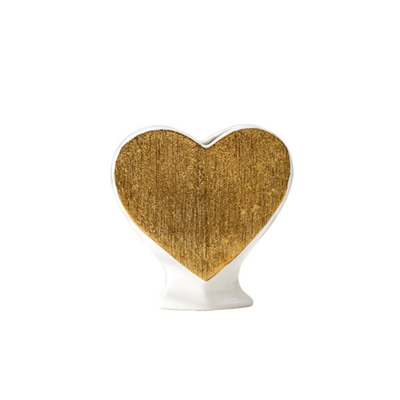 Flower Vase Heart Shaped Flower Pots Unique Decorative Vase for Home Wedding Valentines Day Gift Desktop Living Room