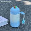 Water cup girls large-capacity portable cup ins direct drinking thermos cup small and cute students anti-drop and durable