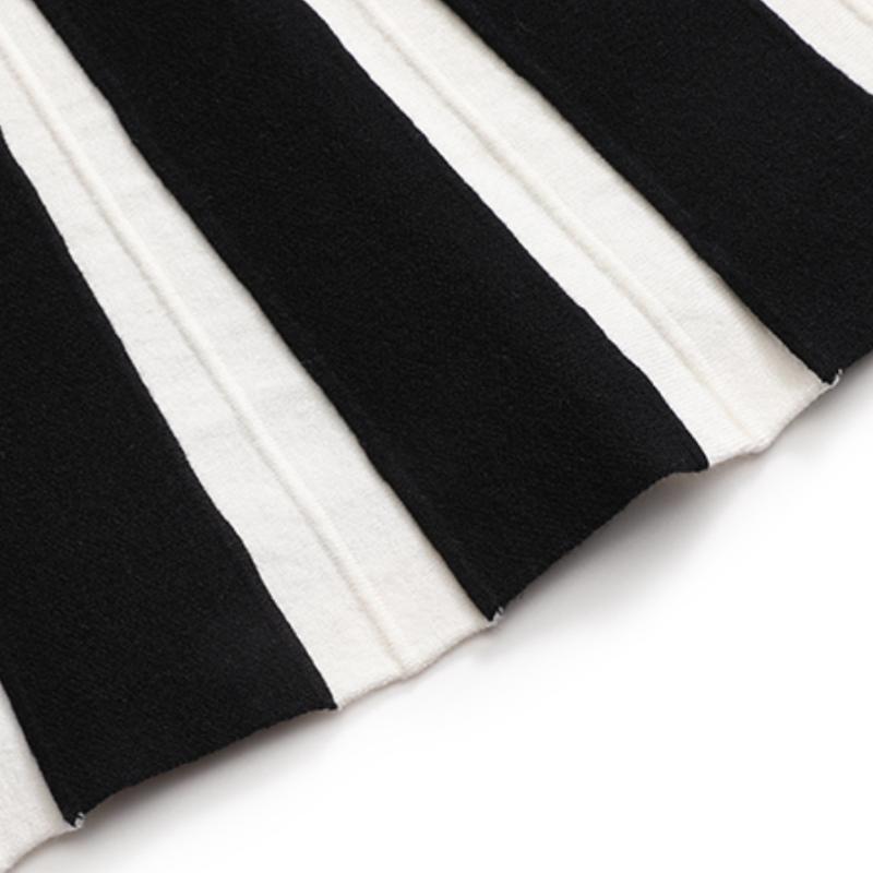 Fila Elegant Casual Breathable Pleated Skirt Women Skirts Black F11W144306FBK