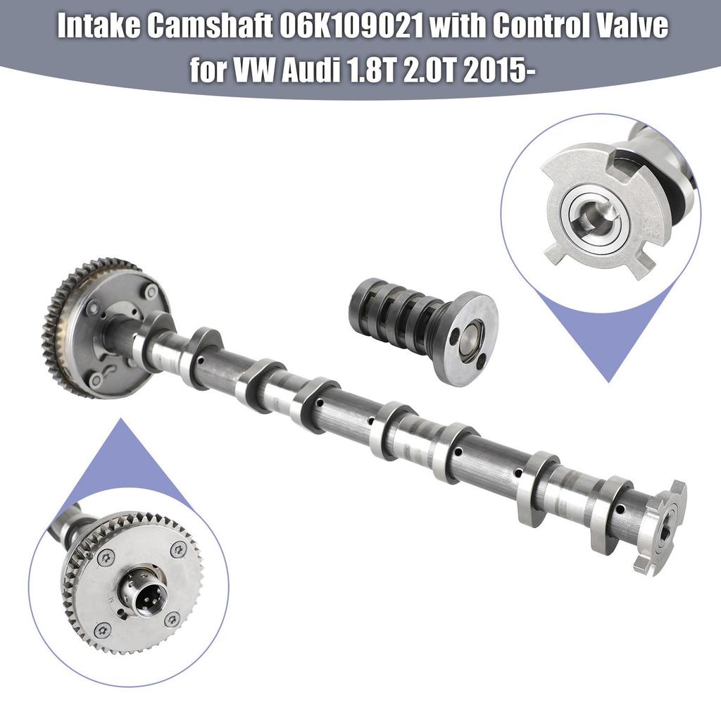 Intake Camshaft 06K109021 with Control Valve for VW 1.8T 2.0T 2015-