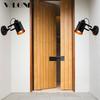 Retro Vintage Wall Lamp Light With Switch Decor For Bedroom Living Room Hall Bed Side Adjustable Antique Rustic Led Lights Lamps