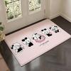 Kawaii Cartoon Bear Bunny Cat Rectangle Carpet Cute Maid Animal Kids Room Home Decor Mat Non Slip Floor Rug Entryway Doormat