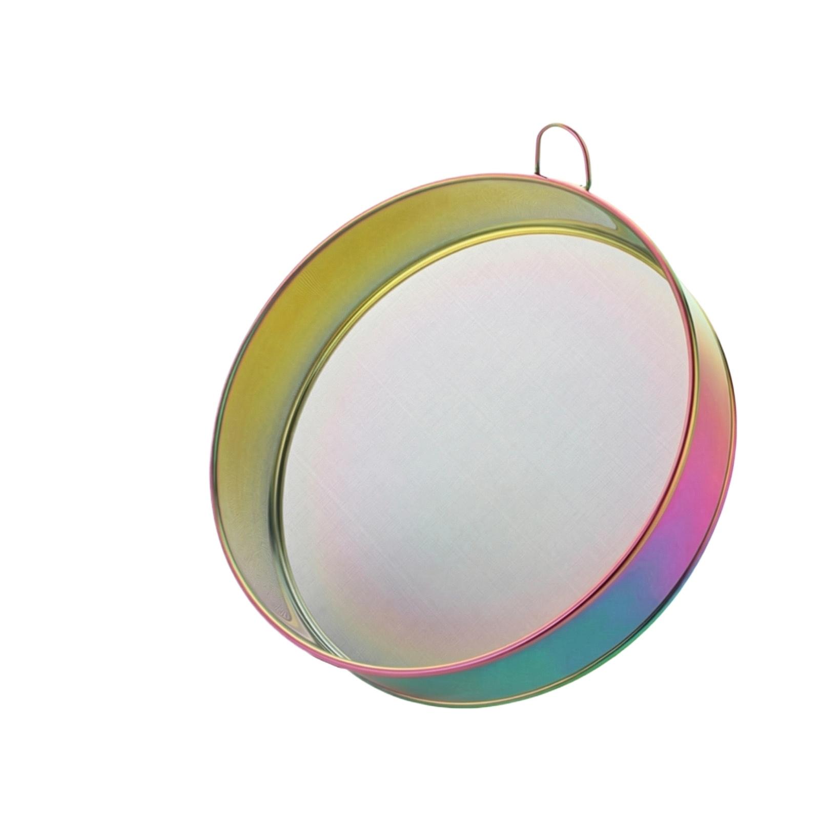 Stainless Steel Creative Handheld Household Kitchen Face Sieve Plate