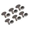 200 Sets Double Cap Rivet Round Stud Nail Iron Jeans Button Leather Shoes Bags Clothes 10x10mm