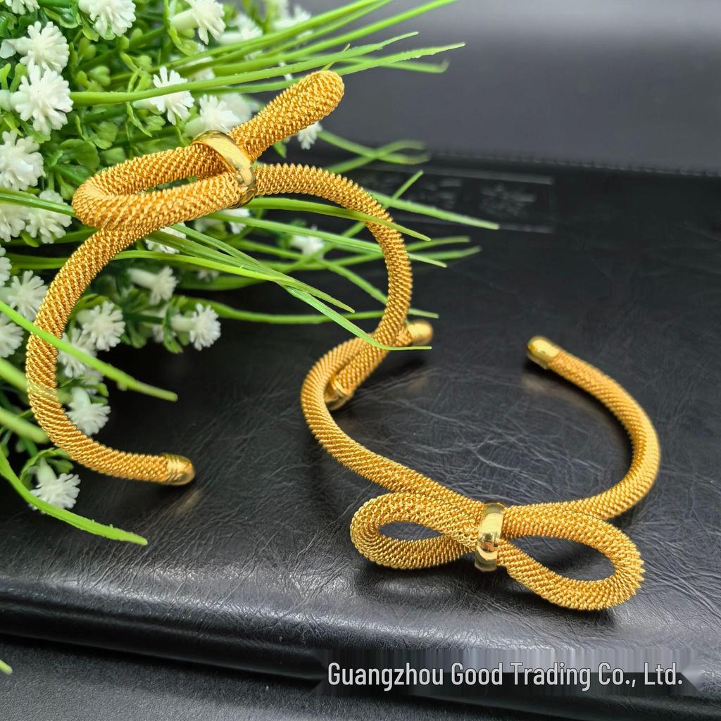 24K Gold Ethnic Bridal Bracelet - Indian & Indonesian Style Jewelry for Women