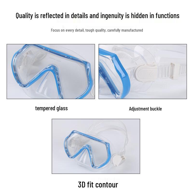 MDNG Kids Full Dry Snorkel Set
