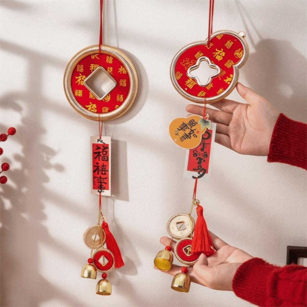with Bell Housewarming Decoration Festival Style New Year Hangings Spring Festival