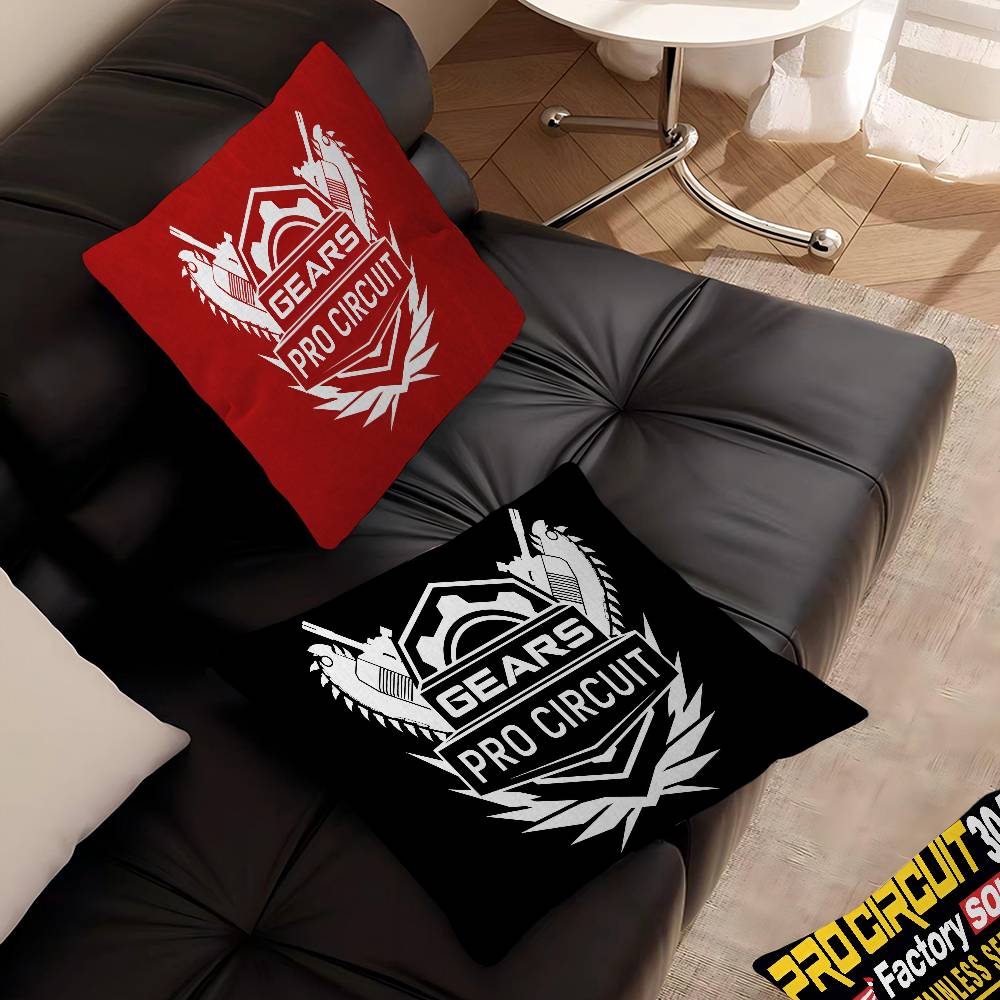 Pro-circuits Motorcycle Racing Decorative Room Aesthetics Pillow Case Home Decor Bedroom Sofa Bed Couch Pillow Cover 45x45