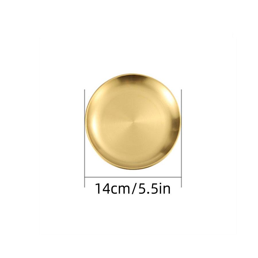 Stainless Steel Round Plate Grape Shaped Fruit Tray for Hotel Eco-Friendly Serving Food Tray