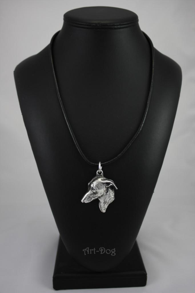 Italian Greyhound, Italian Sighthound – Dog Necklace In Gift Box, Silver-plated Locket for Dog Fan | Art-Dog