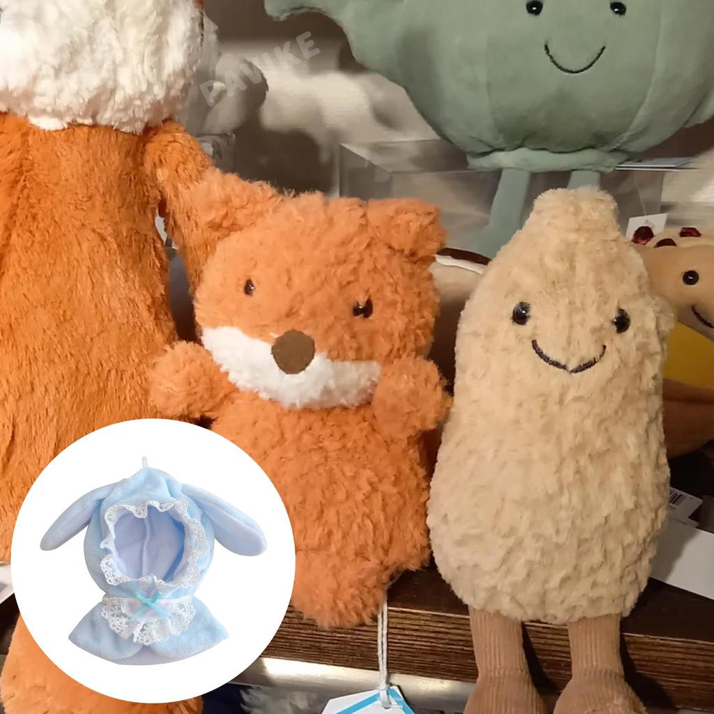 PAVIKE Plush 10cm Rabbit Cloak Oshi Plush Oshikatsu Cute Costume for Cotton Doll Clothes Clothes, Small, Shape, Style, Clothes, Goods, Dress-Up