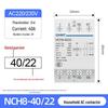 Chint NCH8-20/20 Silent AC Contactor, Single-Phase, 220V, 24V DIN Rail Mount