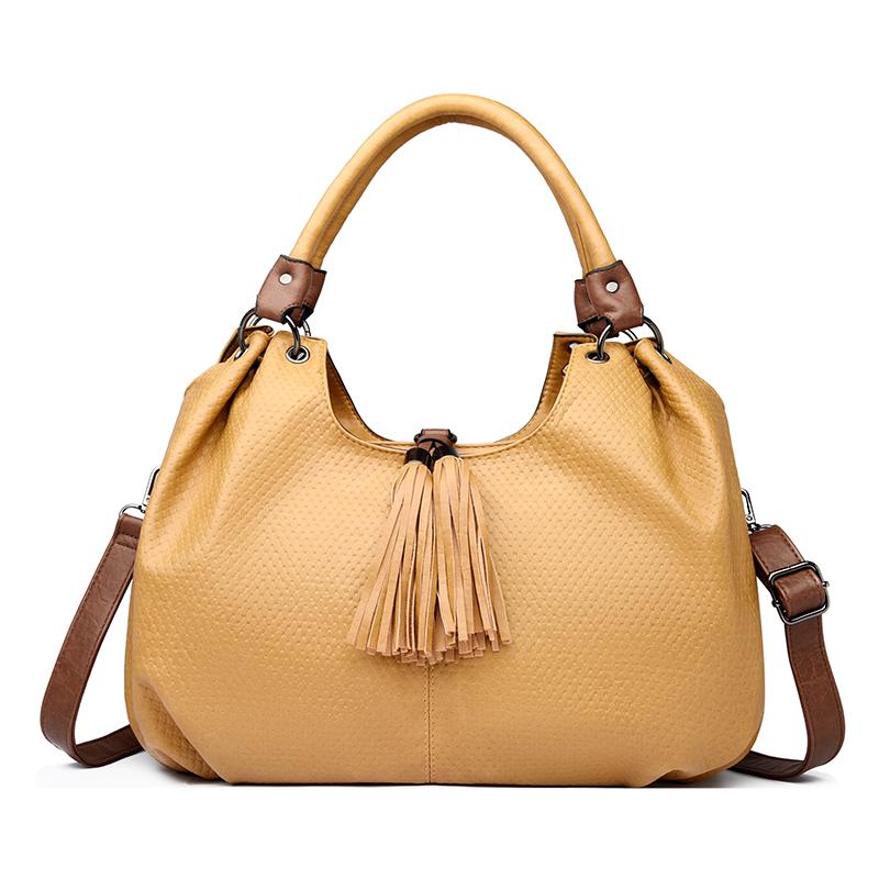 Fashionable Solid Color Design Zipper Shoulder Bags 2026 Hot Sale Exquisite Personality Creative Tassel Women's Crossbody Bags
