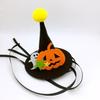 Halloween Party Pet Hat Duchy Dynia Nakrycie głowy Czapka z tkaniny Mały Pies Kot Śmieszny Kostium na Halloween