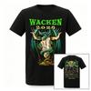 Wacken Open Air 2026 Πλήρες Πρόγραμμα T-Shirt Διπλής Όψης Κρανίο Ταύρου Πίσω Εκτύπωση Φεστιβάλ Heavy Metal Unisex Κοντομάνικο T-Shirt