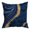 Blue Abstract Marble Print Pillowcase Sale Peach Leather Velvet Home Pillow Sofa Cushion Cover
