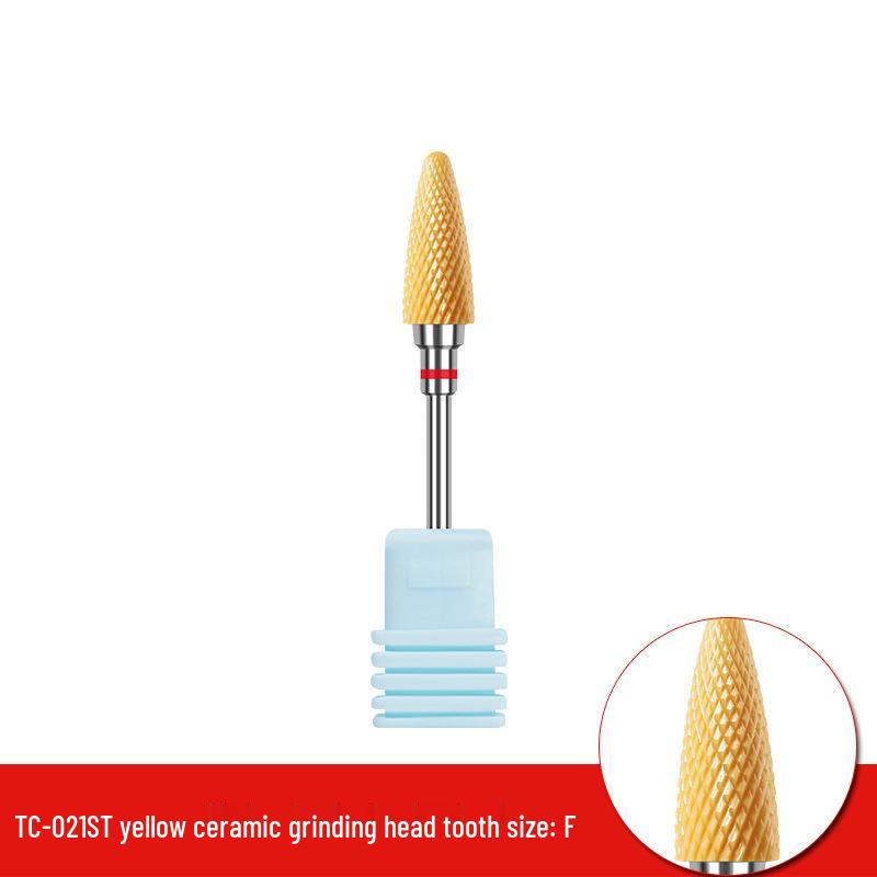 Single Bullet-Shaped Ceramic Nail Grinding Head 2.35